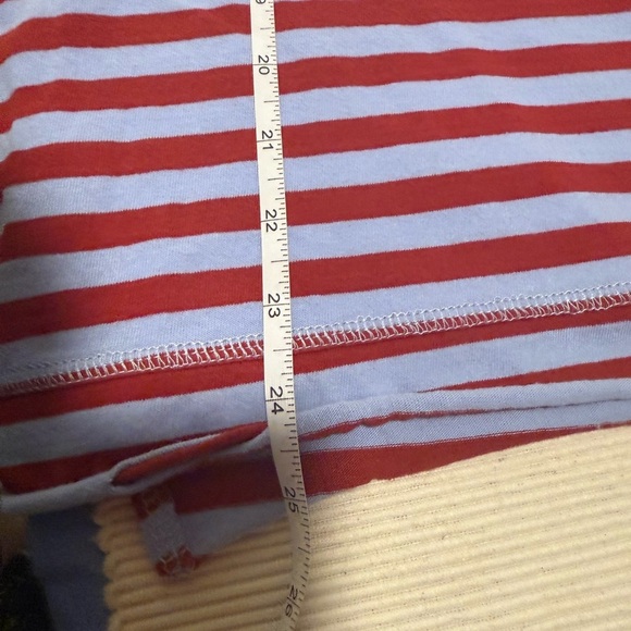 Easel Red and Purple Striped Short Sleeve Tee - Picture 8 of 11